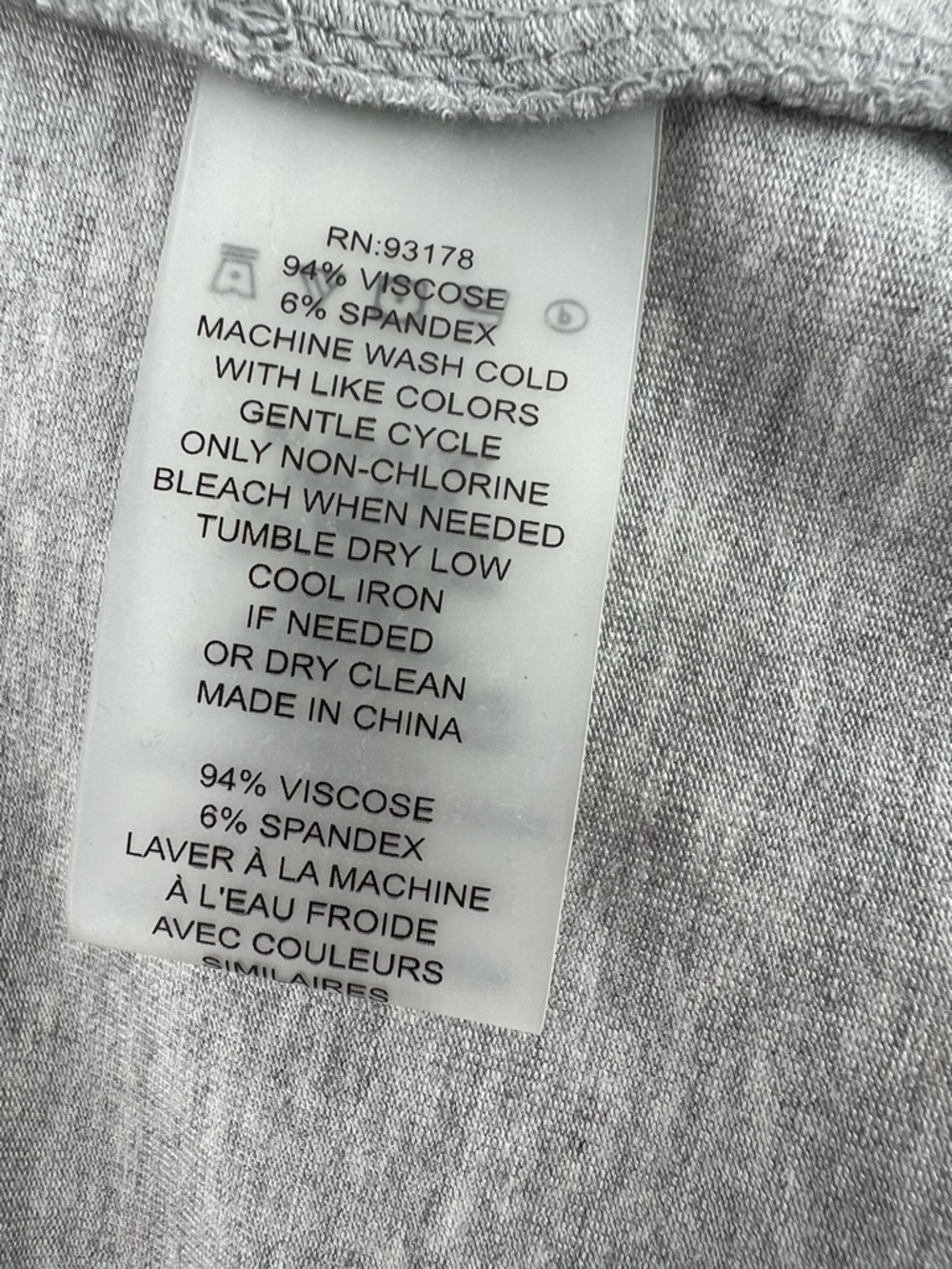 Elie Tahari Gray Draped Crossover Mock Neck Long Sleeve Knit Top Medium - Picture 7 of 8